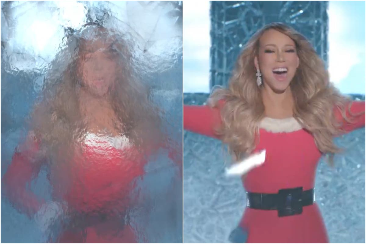 Mariah Carey Queen Of Christmas ‘defrosts Herself In Hilarious Video Ringing In Festive Season 1742